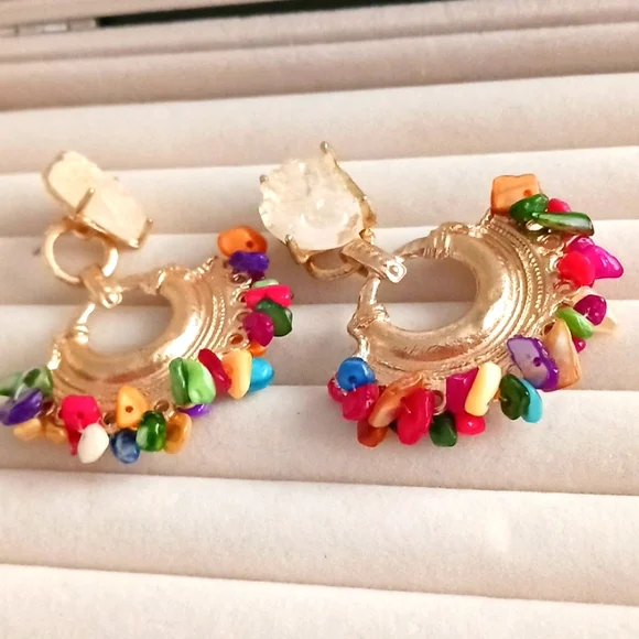 Colorful earrings - Picture 1 of 6